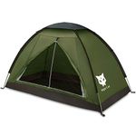 Night Cat Backpacking Tent for One 1 to 2 Persons Lightweight Waterproof Camping Hiking Tent for Adults Kids Scouts Easy Setup Single Layer