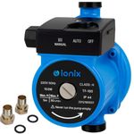 IONIX Automatic Water Pressure Pump Suitable for Hot Water Circulation, Washing Machine, RO Shower, (Blue/Red Color)