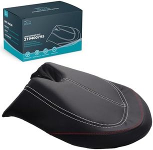 JHACM Driver Seat w/Thick Cushion for Can Am Ryker 600 900 Sport Rally Edition 2019-2025 Ryker Seat Accessories with Flat White Stitches - Part#219400795