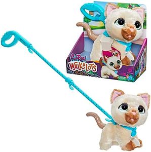 FurReal Walkalots - Gattino, Giocattolo interattivo di gattina Che Cammina per Bambini e Bambine, con Suoni e reazioni, Giocattoli interattivi per Bambini e Bambine