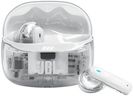 JBL Tune Beam Ghost 2, Kabellose Bluetooth-In-Ear-Kopfhörer mit Noise-Cancelling, 48 h Wiedergabezeit, IP54 wasser - und staubgeschützt, Multipoint-Verbindung, ergonomisches Design, White Ghost