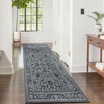 Fit Even Marrakesh Runner Rug – Large Washable Non-Slip Carpet for Living Room, Bedroom, Lounge, Dining, Kitchen, Modern Indoor Long Floor Rug (Grey - 210, 80x150 cm)