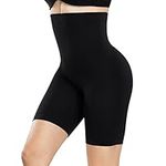 ATTLADY Shapewear for Women Tummy Control Shorts Light Shaping Body Shaper Leggings Underwear (4XLarge,Black)