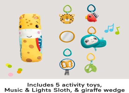 Fisher-Price Rainforest Sensory Baby Gym – Play Mat with Toys