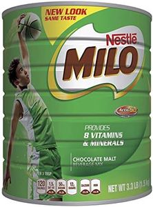 NESTLÉ MILO Chocolate Malt Beverage Mix, 3.3 Pound Can (1.5kg) | Fortified Powder Energy Drink