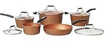 The Rock Copper Essentials 10 Piece Cookware Set