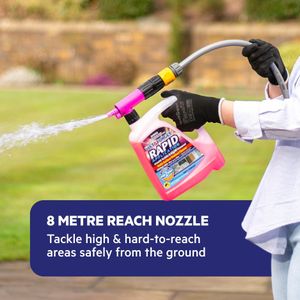 Wet & Forget Rapid Outdoor Cleaner 2L – Mould, Algae & Black Spot Remover, Bleach Free