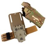 WLXW 6378RDS Duty Holster for Glock 17/22 Surefire X300U with Automatic Locking System And Red Dot Sight Compatibility - Right Hand,CP