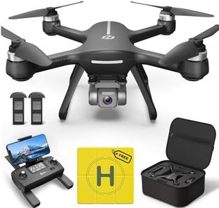 Holy Stone HS700E GPS Drone for Adults with Cameras 4K UHD, EIS Anti Shake 130°FOV Camera Drone, Quadcopter with 5GHz FPV Transmission, Brushless Motor, Easy Auto Return Home, Follow Me, 2 Batteries and Carrying Case Included