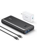 Anker Portable Charger, 737 Power Bank (PowerCore III Elite 25,600 mAh) Combo with 65W PD Wall Charger, Power IQ 3.0 Battery Pack for MacBook Pro/Dell XPS, Microsoft Surface, iPad Pro, iPhone 15