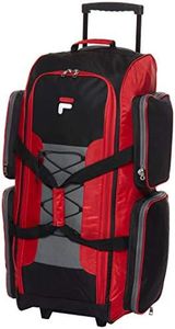 Fila 32" Large Lightweight Rolling, Black, One Size, Red, One Size, Fila 32" Large Lightweight Rolling