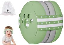 GUKOY Baby Ear Defender for Babies and Toddlers up to 3 Years, CE & UKCA Certified - Noise Reduction Earmuffs - Comfortable Baby Headphones Against Hearing Damage & Improves Sleep (Green)