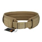 EXCELLENT ELITE SPANKER Military Waist Belt Multi-Purpose Molle Padded Patrol Belt for Airsoft Hunting Outdoor Sports Equipment(COB-L)