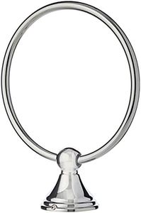 Amazon Basics AB-BR807-PC Modern Towel Ring, 6.3-inch Diameter, Polished Chrome