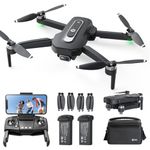 Holy Stone GPS Drone with Camera 4K for Beginners, HS460 Foldable Drones with 52 Mins Long Flight Time, Brushless Motor, Follow Me, Auto Return, 5G FPV Transmission, Under 249g Easy for Adults