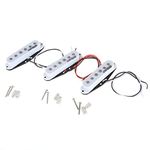 Wilkinson LOW GAUSS Vintage Tone Ceramic Single Coil Pickups Set for Strat Style Guitar White