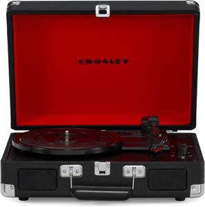Crosley Cruiser Plus Bluetooth Turntable – Portable Vinyl Record Player
