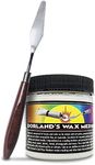 Jacquard Dorlands Wax 4fl oz - Cold Wax Medium Made in USA - Oil Painting - Watercolor Sealer - Bundled with Moshify Palette Knife