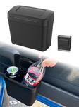 EXEA Car Trash can with Two Ways to Open, Door Pocket, Easy Disposal of Slightly Larger Trash, Designed in Japan GS-101