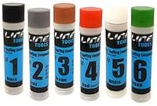 LINE10 Tools Buffing and Polishing Compound for Metal, Large Tubes, Set of 6