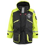 FLADEN RESCUE SYSTEM - Black and Yellow SCANDIA Flotation Jacket - Marine Buoyancy and Thermal Protection - EN 393 Certified (Medium) [22-846XY-M]