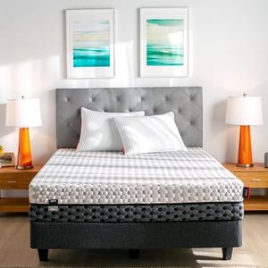 Layla 10” Copper Infused Memory Foam Mattress, Flippable One Side Soft - Other Side Medium Firm, 2 Free Memory Foam Pillows (Twin XL)