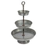 Decorative 3 Tier Metal Tray