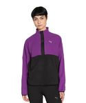 Puma Women's A-Line Coat (523857_Purple Pop-Black