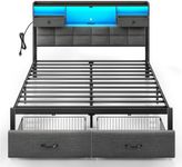 Rolanstar Bed Frame Queen Size with