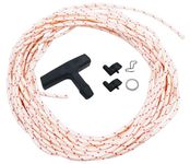 AiBiCi 3mm Recoil Starter Rope 10 Meter Pull Cord for Stihl Husqvarna Echo Homelite Ryobi Craftsman Briggs and Stratton Lawn Mower String Trimmer Chainsaw Weed Eater Brush Cutter Engine Parts