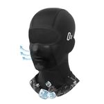 TecoKart® Balaclava for Men – Full Face Ski Mask with Glasses Slot, Breathable Balaclava Mask for Women & Men, Lightweight Ski Mask for Men for Riding, Running & Outdoor Sports Black