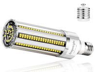 DragonLight 2023 Upgraded 50W Corn LED Light Bulb Fanless(400 Watt Equivalent) - E27/E40 Large Mogul Base LED Lamp - 6000K Daylight 6,000LM Good for Enclosed Fixtures