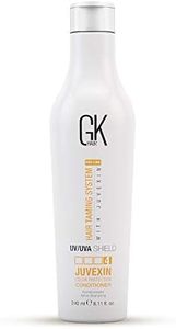 GK HAIR Global Keratin Colored Shield Conditioner (8.11 Fl Oz/240ml) - Deep Cleansing Heat Thermal Protection for Color Treated Dry Damaged Curly Frizzy Hair - Paraben Sulfate Free Unisex