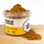 Nature Kitchen Mace Ground 50G Pot Of Seasoning Spices And Herbs. Gluten-Free and Vegan, Everyday Cooking Blends For Marinades, Sauces, Frying, Baking Or Grilling