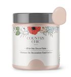 Country Chic Paint - Chalk Style All-in-One Paint for Furniture, Home Decor, Cabinets, Crafts, Eco-Friendly, Matte Paint - Ooh La La [Light Pink] 4oz/118ml