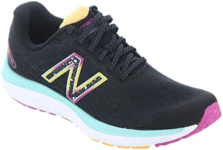 New Balance Women's Fresh Foam 680 V7 Running Shoe, Black/Surf/Lemonade, 6.5 Wide