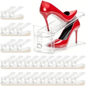 Neprock Shoe Stacker, Shoe Slot Organizer for Closet, Shoe Storage Rack