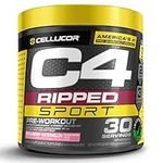 C4 Ripped Sport Pre Workout Powder Strawberry Watermelon, Informed-Choice Certified, Preworkout Energy Supplement for Men & Women, 225 g (Pack of 1)