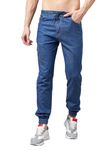 STUDIO NEXX Men's Loose fit Dark Blue Cargo Jogger Jeans_JOGGER53_DXBLUE_30