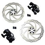 Tektro Aries MD-M300 MTB Mechancial Disc Brake Set, Front and Rear, Black, MH2010