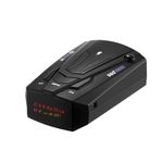 Speed Camera Detector, Car Radar Detector, Long-Range Radar Detector with Voice Reminder System, 360-Degree Coverage, Detects Upcoming Hazards for Vehicles (Black)