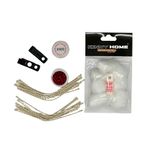 Lighter Repair Kit: Comprehensive Bundle with 100 Flints, KinnyHome Cotton and Felt, 20 Long Wicks, and 2 Rubber Gasket Seals - Essential Maintenance Set for Zippos and Similar Lighters
