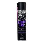 Muc-Off Wet Motorcycle Chain Lube, 400ml - Motorbike Chain Lubricant, Chain Wax for Wet Conditions - Motorcycle Chain Oil for On and Off-Road