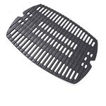 Uniflasy 7644 Cast Iron Cooking Grates for Weber Q100, Q1000, Q120, Q1200, Q1400, 516001, 516002, 50060001, 51010001, 51060001, Baby Q Gas Grill, 2 Pack