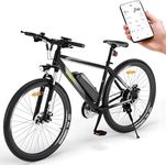 Eleglide Electric Bike, M1 Plus 27.5‘’/29'' E Mountain Bike, Electric Bicycle for Adults, Commute E-bike with 12.5Ah Removable Battery, LCD Display, Dual Disk Brake, Shimano 21 Speed (Inches, 27.5)