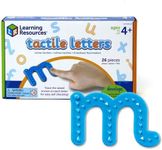 Learning Resources Tactile Letters - Set of 26, Speech Therapy Toy, Kids Alphabet, Classroom and Home Learning, Self Checking Letters, Messy Play Learning