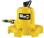 WAYNE Waterbug 1/6 HP 1350 GPH Submersible Multi-Flo Technology-Water Removal and Transfer Pump, No Size, Yellow