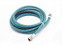 ABEST 6FT 1.8 Meter Braided Airbrush Hose Air Hose 1/8"-1/8" Adaptor Fitting AB-B31-1.8M