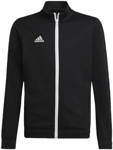 adidas Kids' Entrada 22 Track Jacket, Black, X-Large