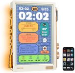 Divoom Times Frame Smart Desk Clock Display with Custom Faces & RGB Glow (White)